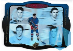 1996 SPx Great Futures Saku Koivu Vitali Yachmenev Daniel Alfredsson Eric Daze
